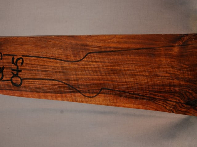 Left side of QS 045 stockwood blank