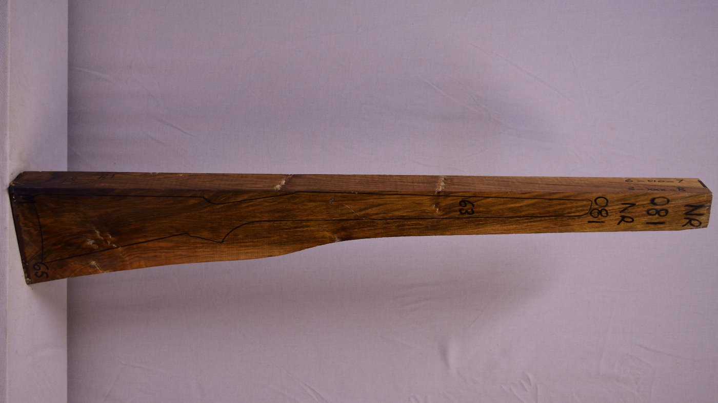 Right side of NR081 stockwood blank