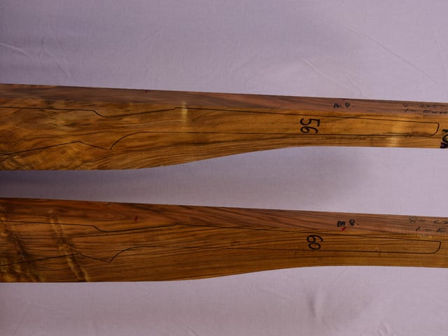 Right side of MPR 70A & 70B stockwood blank