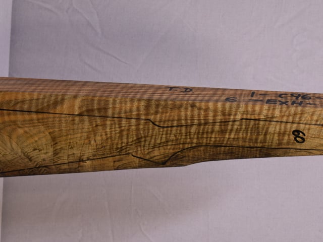 Right side of TD 036 stockwood blank