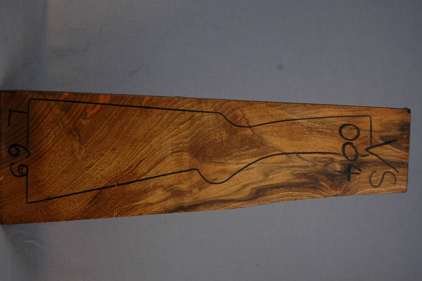 Right side of VS 004 stockwood blank
