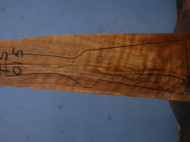 Left side of TS 015 stockwood blank