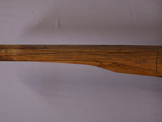 Left side of NR 133 stockwood blank