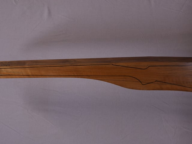 Left side of NR 124 stockwood blank