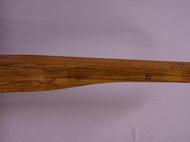 Right side of VR029 stockwood blank