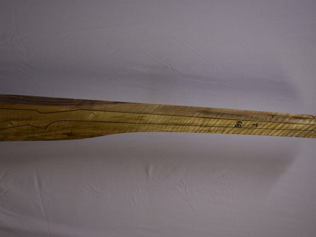 Right side of TM 020 Target stockwood blank