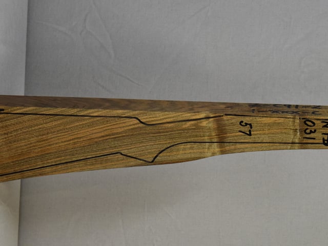 Right side of NTD 031 stockwood blank