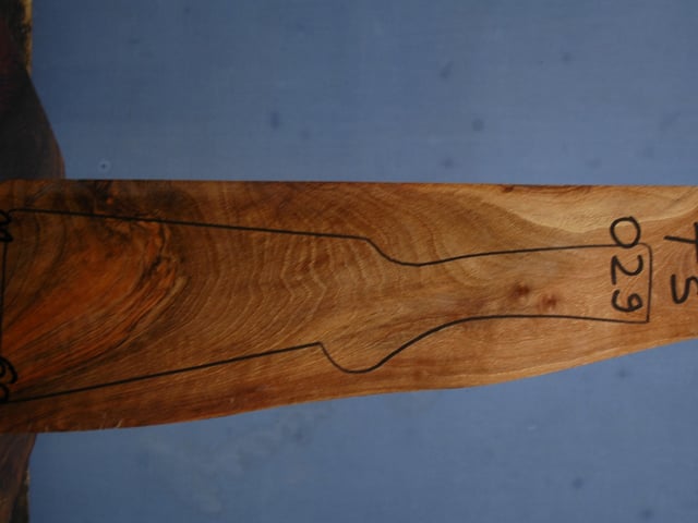 Right side of TS 029 stockwood blank