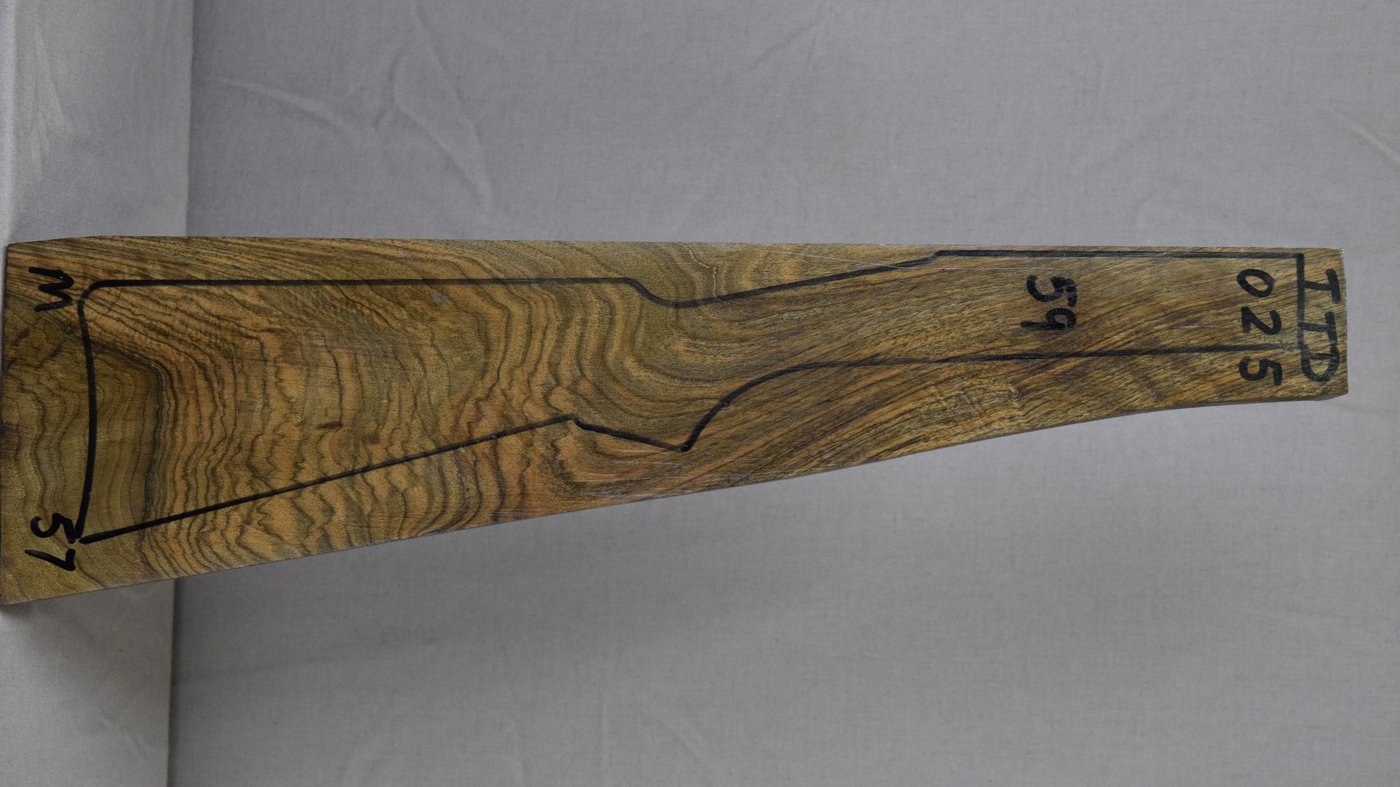 Right side of TTD 025 stockwood blank