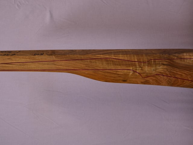 Left side of QR014 stockwood blank