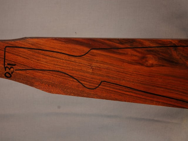 Left side of NS  031 stockwood blank