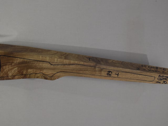 Right side of NR 251 stockwood blank