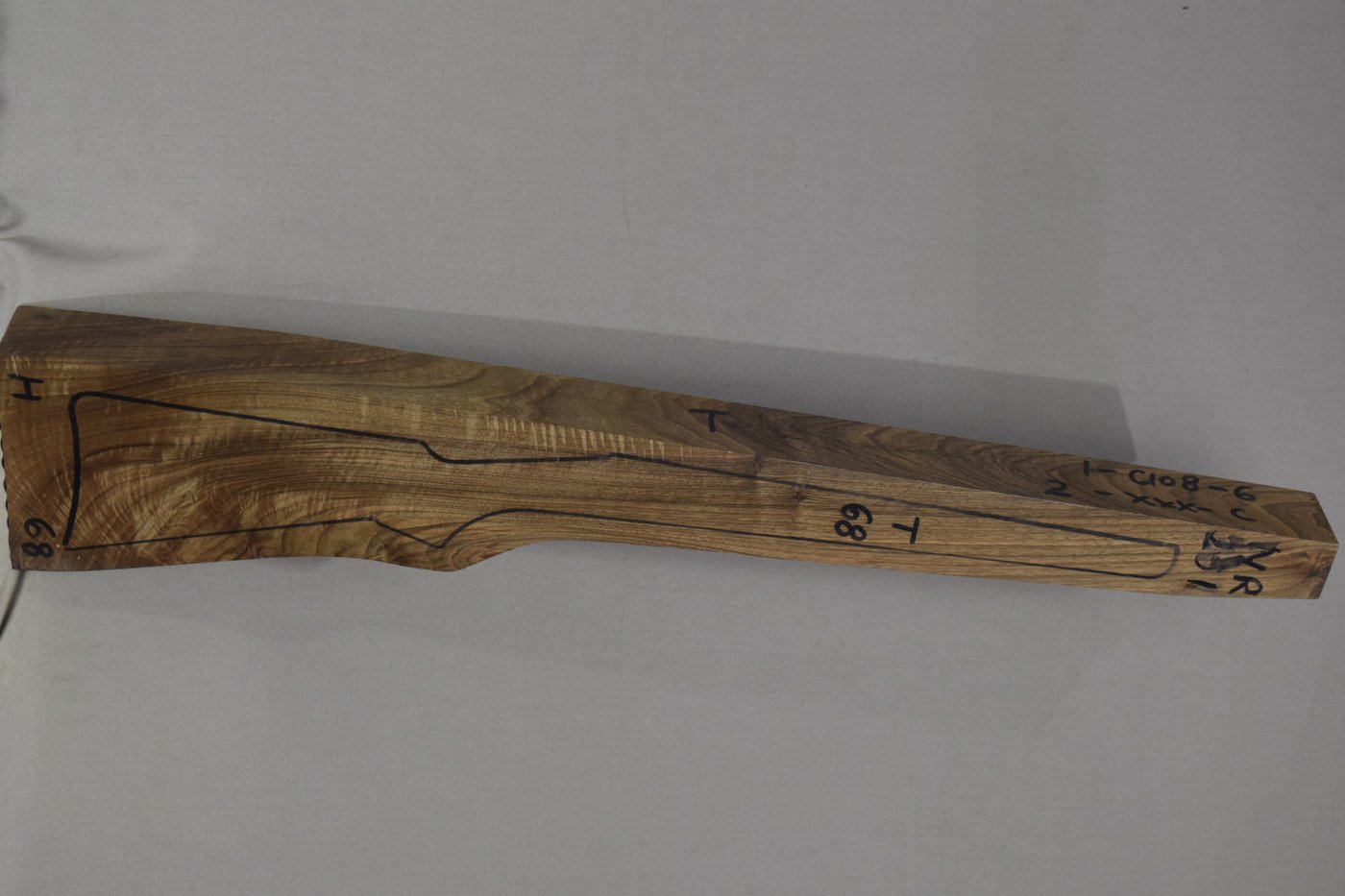 Right side of NR 251 stockwood blank