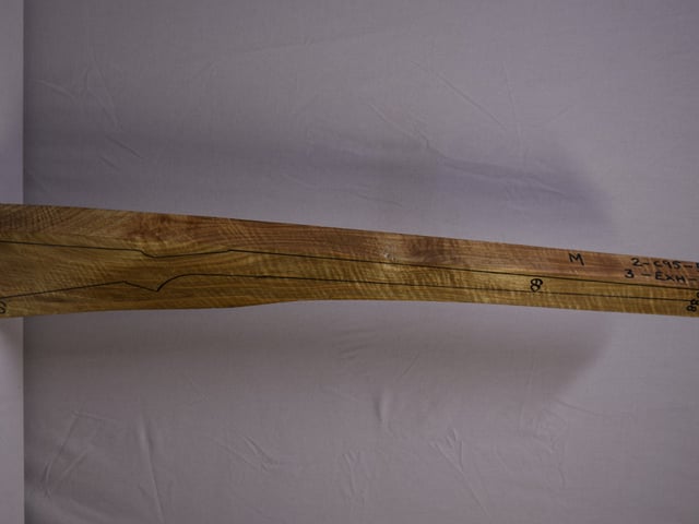 Right side of EXHM 38 stockwood blank