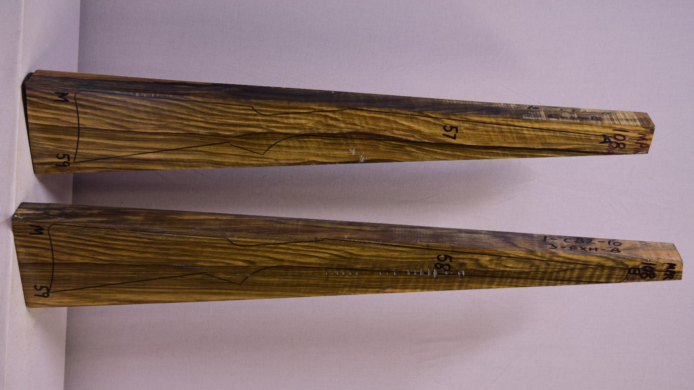 Right side of MPR 108A & 108B stockwood blank