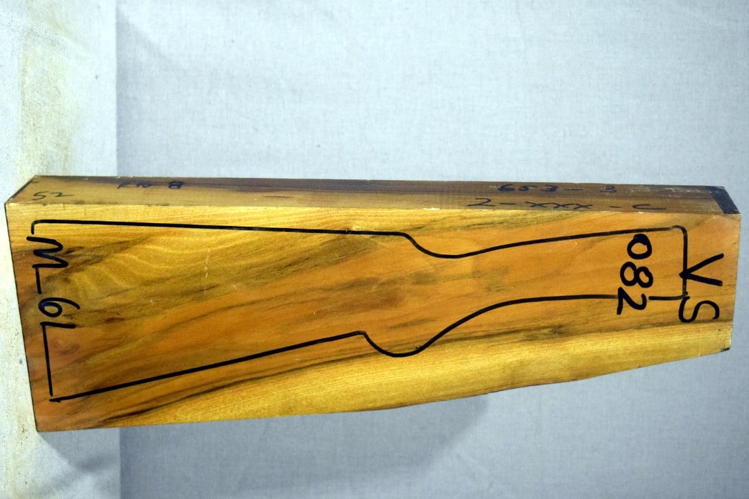 Right side of VS 082 stockwood blank