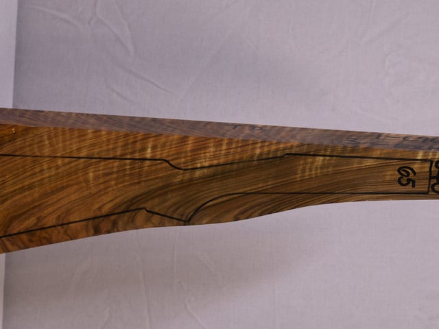 Right side of TD 040 stockwood blank