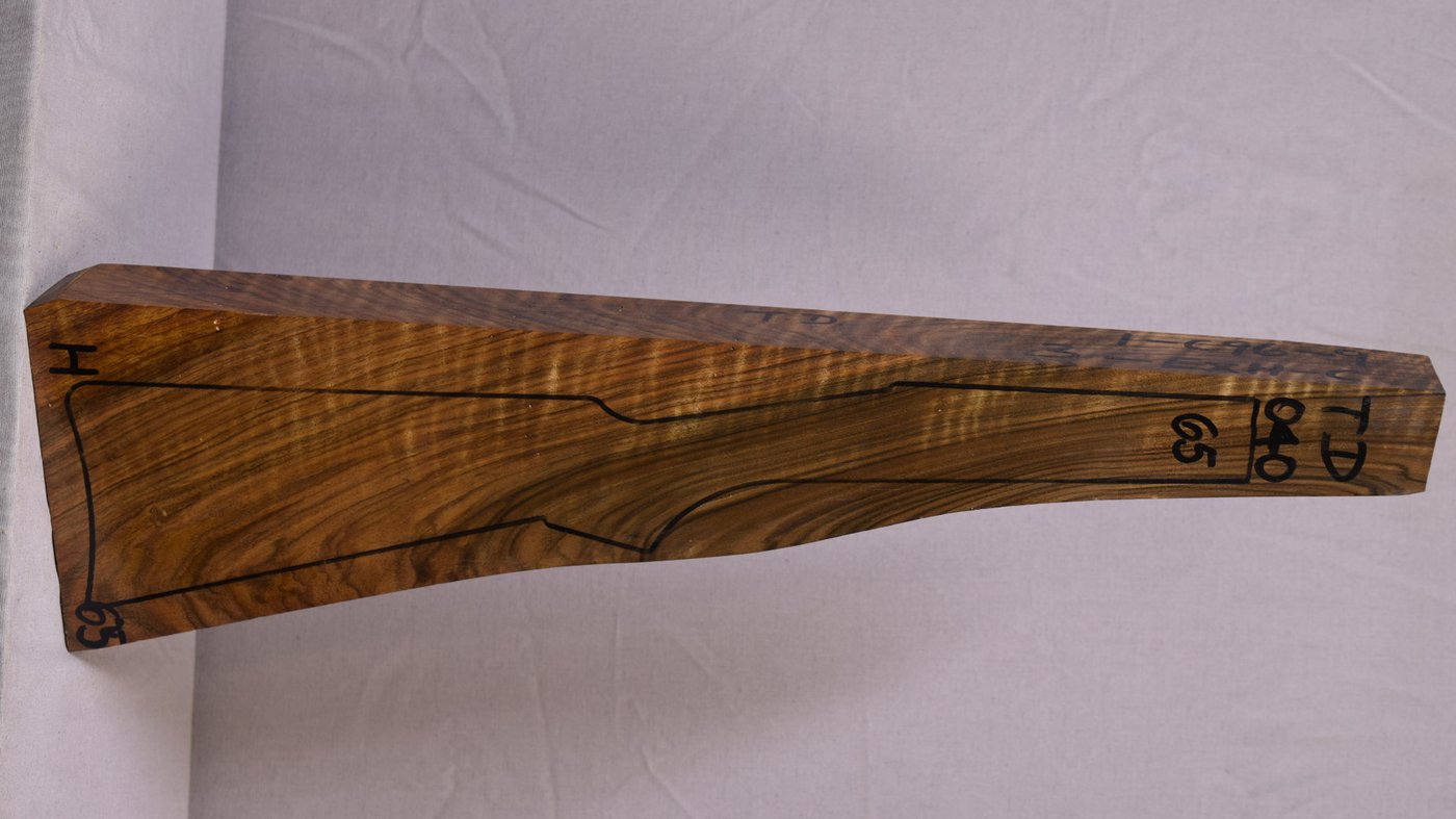 Right side of TD 040 stockwood blank