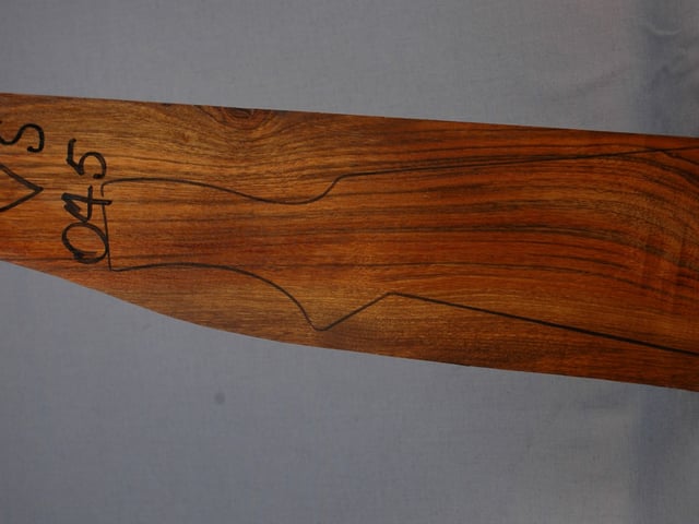 Left side of VS 045 stockwood blank