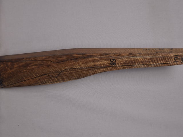 Right side of VR 161 stockwood blank