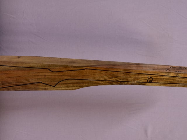 Right side of TR 118 stockwood blank