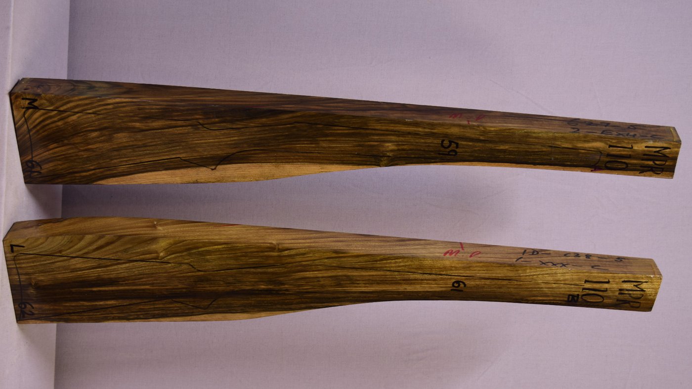 Right side of MPR 110A & 110B stockwood blank