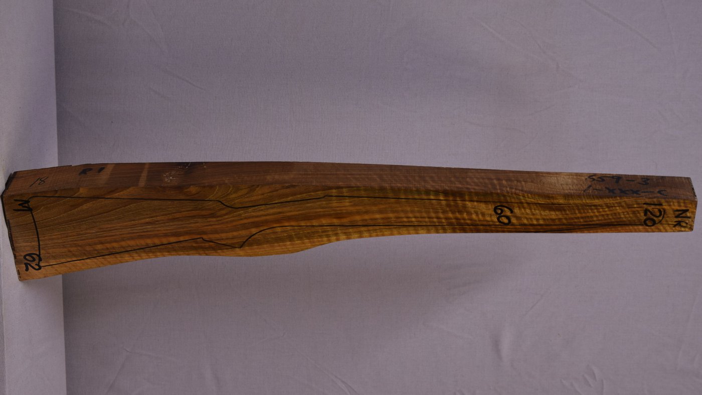 Right side of NR 120 stockwood blank