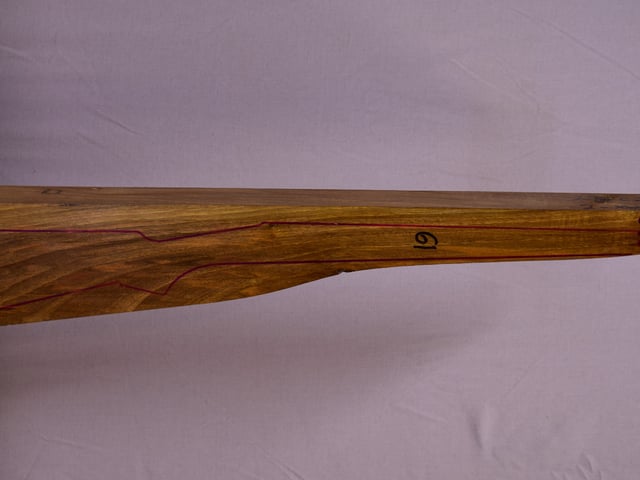 Right side of QR010 stockwood blank