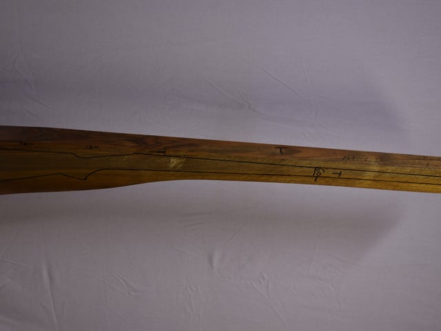 Right side of NM 005 Target stockwood blank