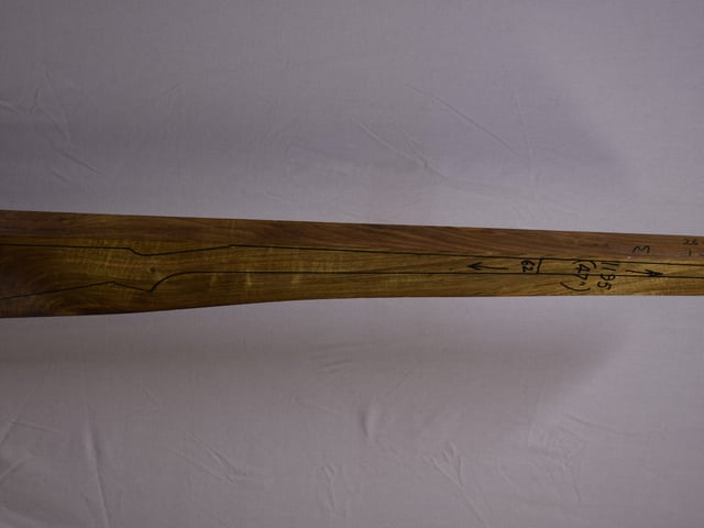 Right side of QM 005 stockwood blank