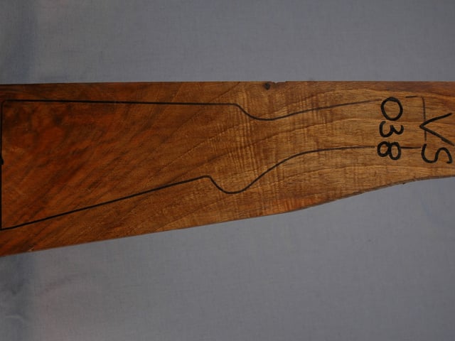 Right side of VS 038 stockwood blank
