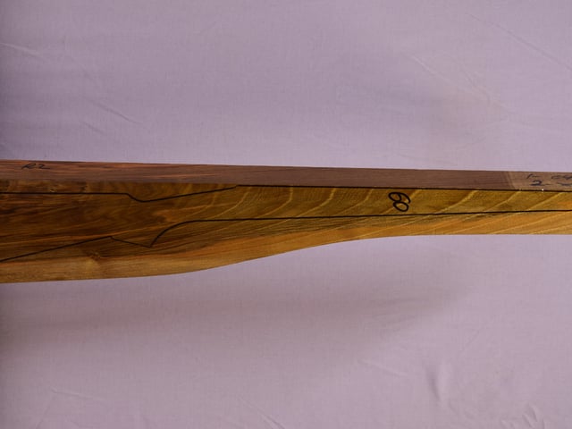 Right side of NR017 stockwood blank