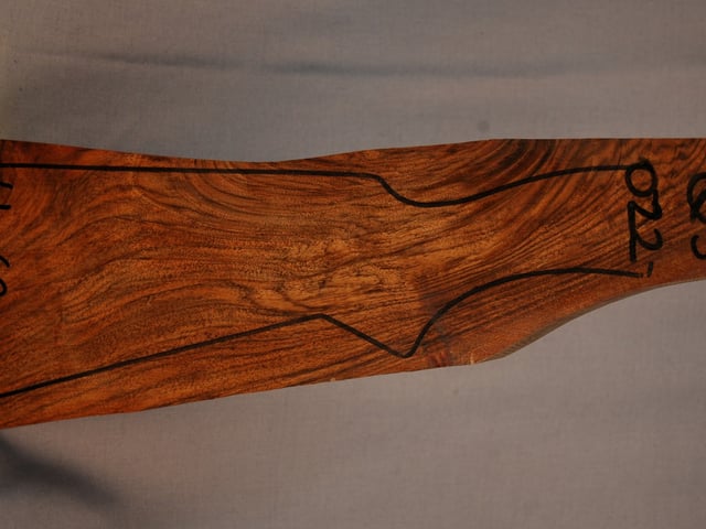 Right side of QS 022 stockwood blank