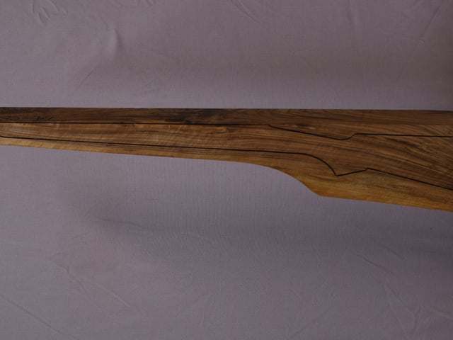 Left side of QR 209 stockwood blank