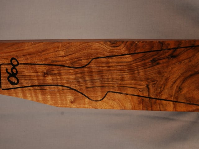 Left side of QS 060 stockwood blank