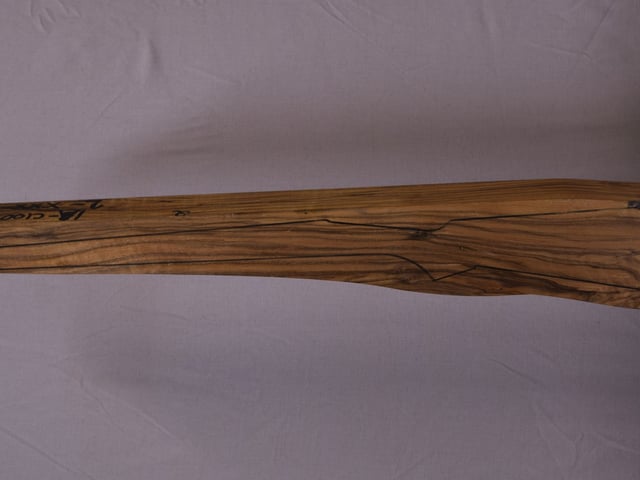 Left side of QR 190 stockwood blank