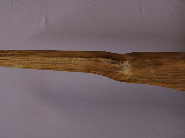 Left side of QR 171 stockwood blank