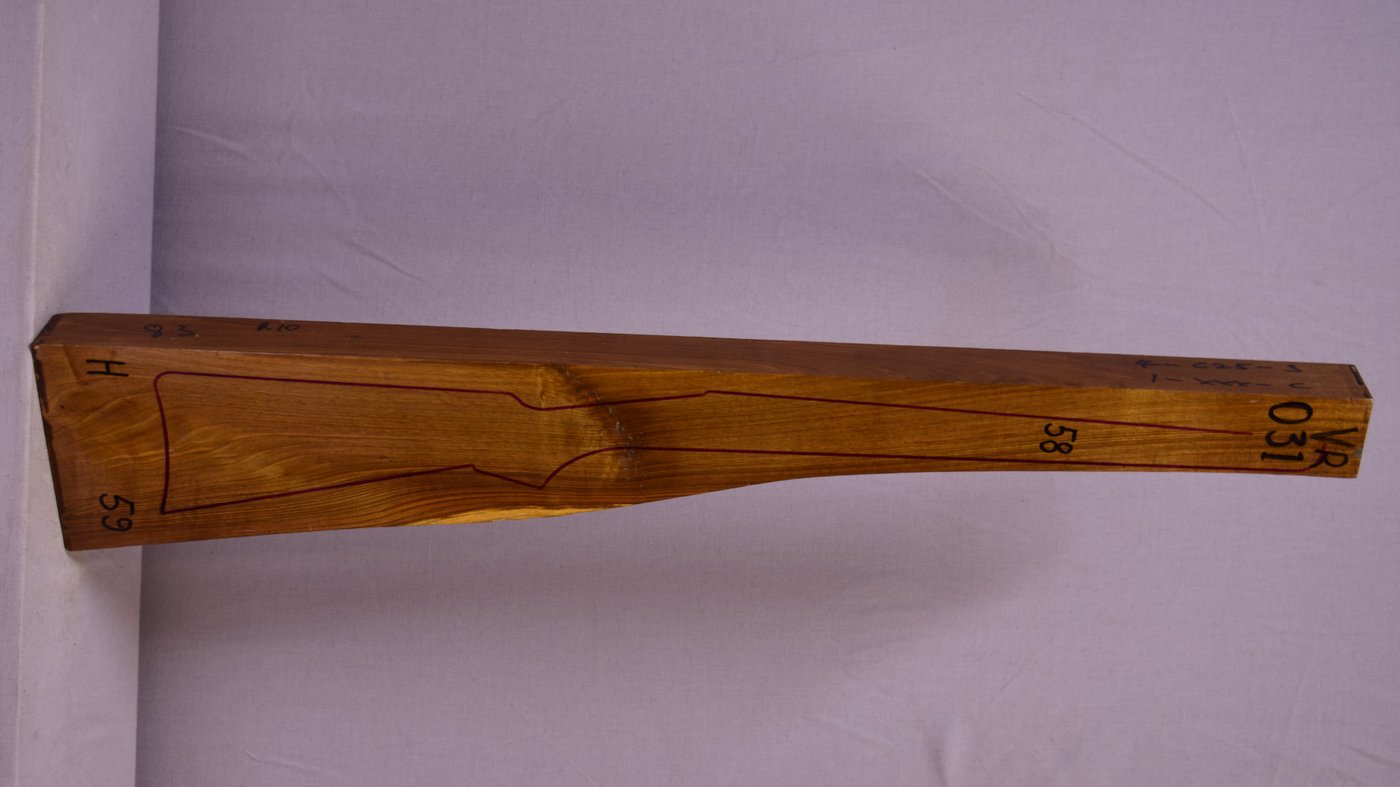 Right side of VR031 stockwood blank
