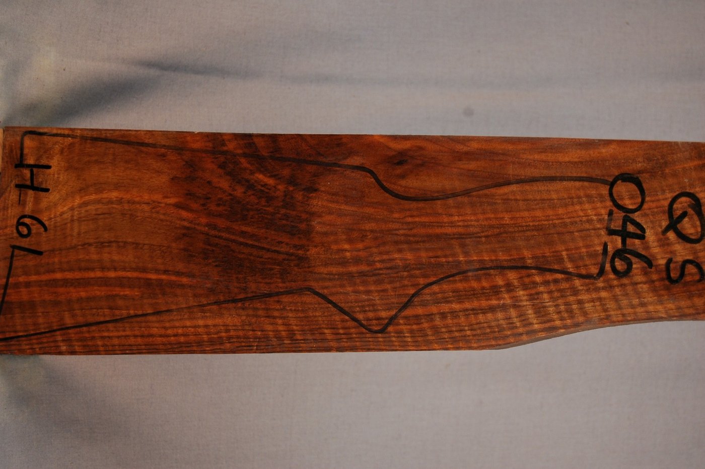 Right side of QS 046 stockwood blank