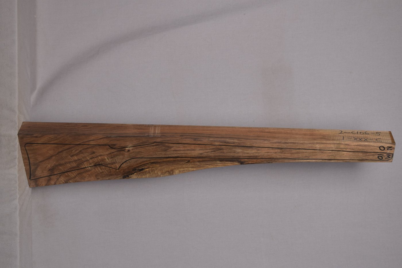 Right side of NM 010 stockwood blank