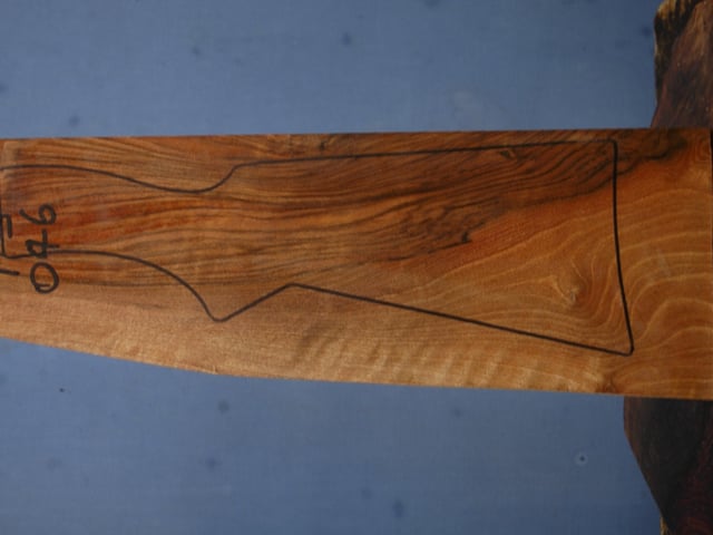 Left side of TS 046 stockwood blank