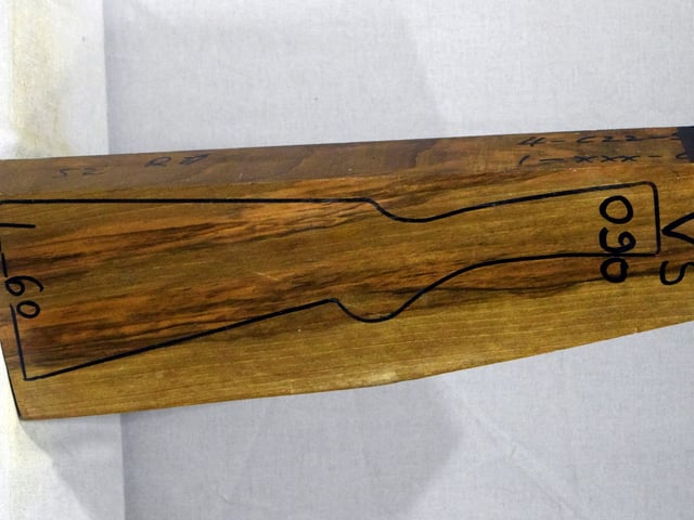 Right side of VS 090 stockwood blank