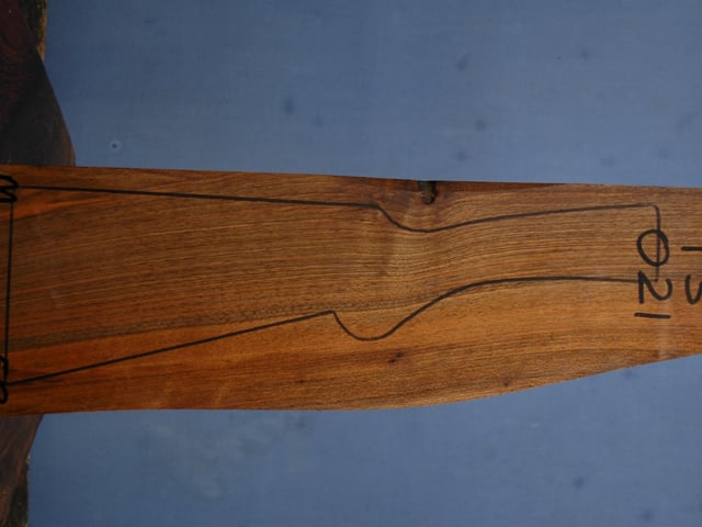 Right side of TS 021 stockwood blank