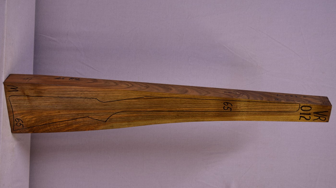 Right side of VR012 stockwood blank