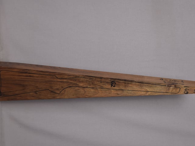 Right side of VR 149 stockwood blank
