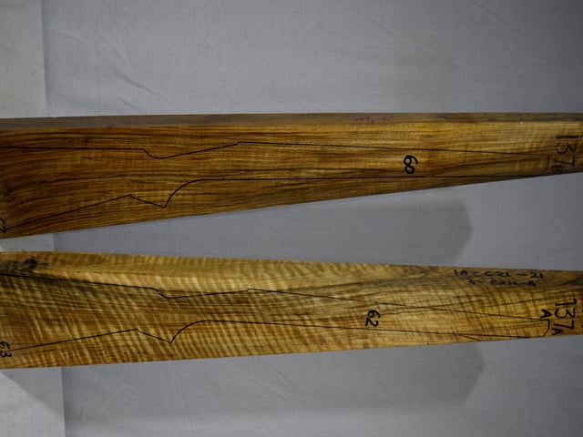 Right side of MPR 137A & 137B stockwood blank