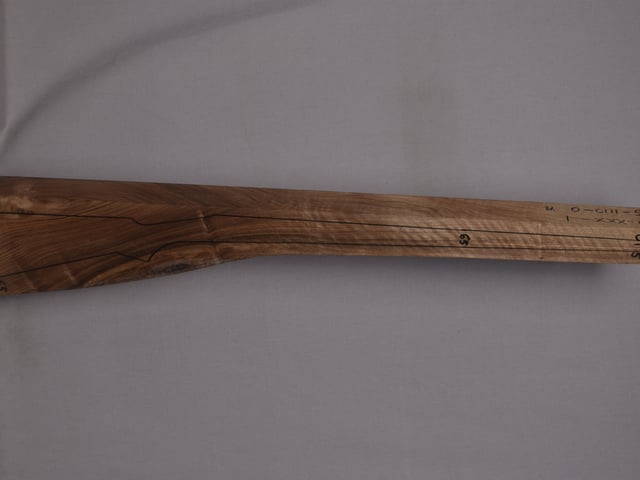 Right side of QM 015 stockwood blank