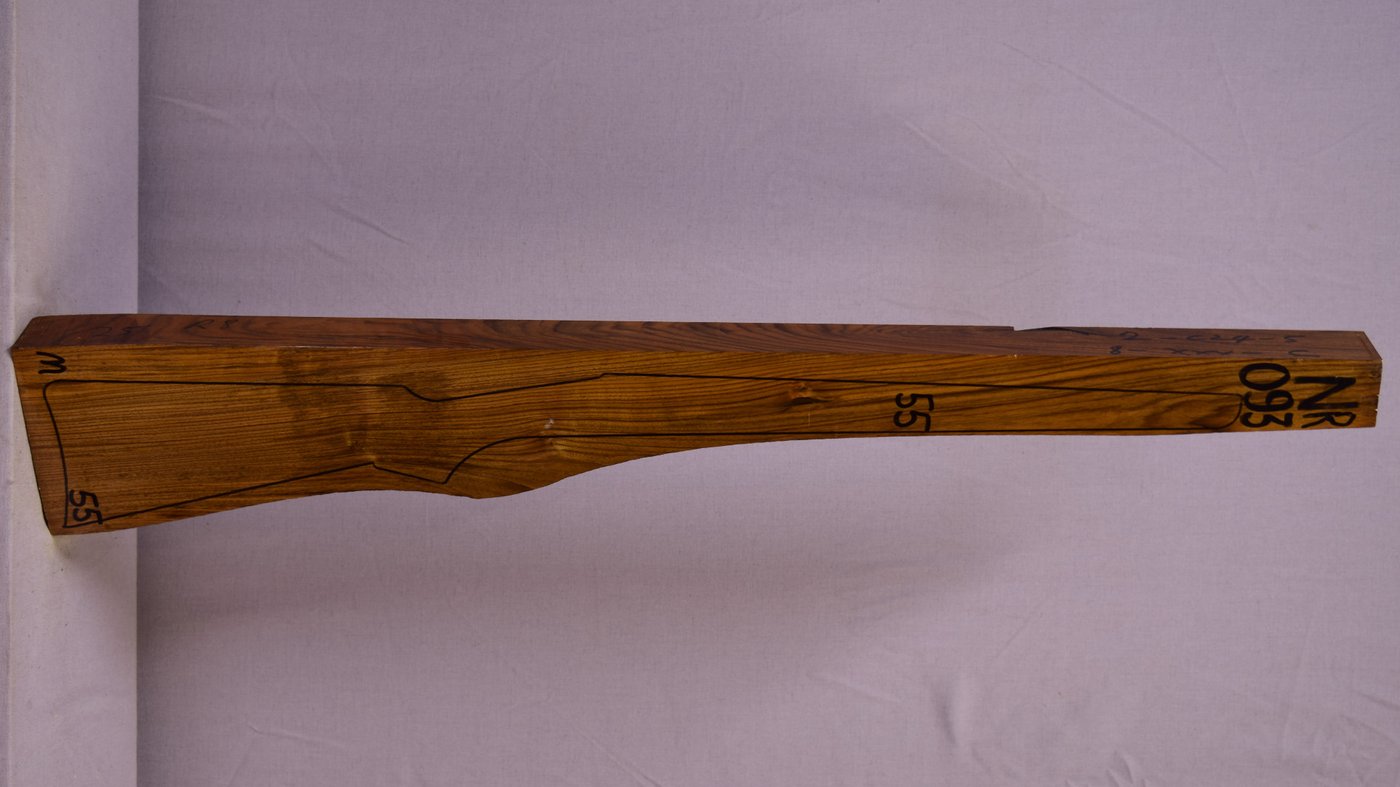 Right side of NR093 stockwood blank