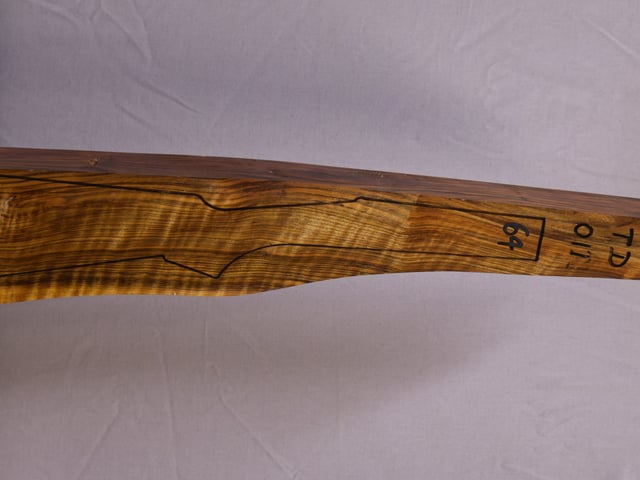 Right side of TD 011 stockwood blank