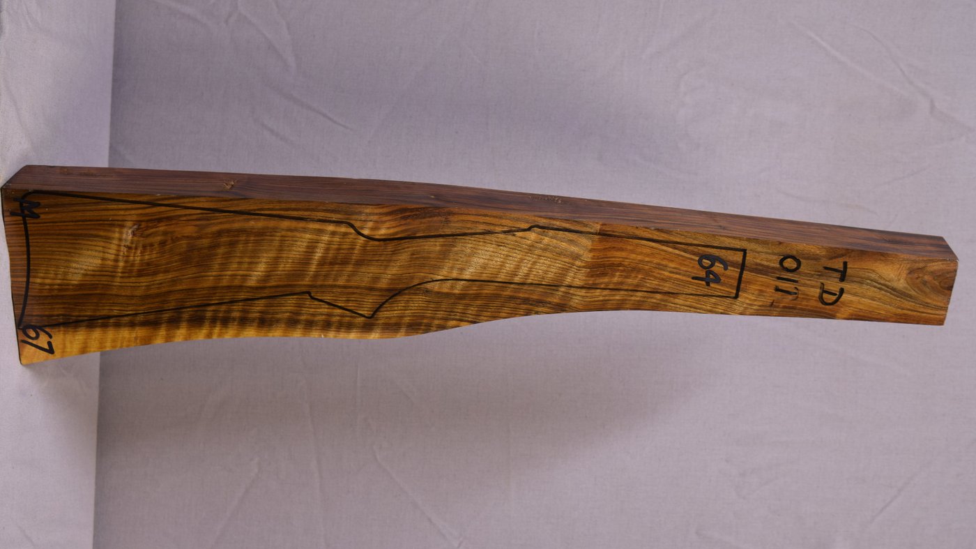 Right side of TD 011 stockwood blank